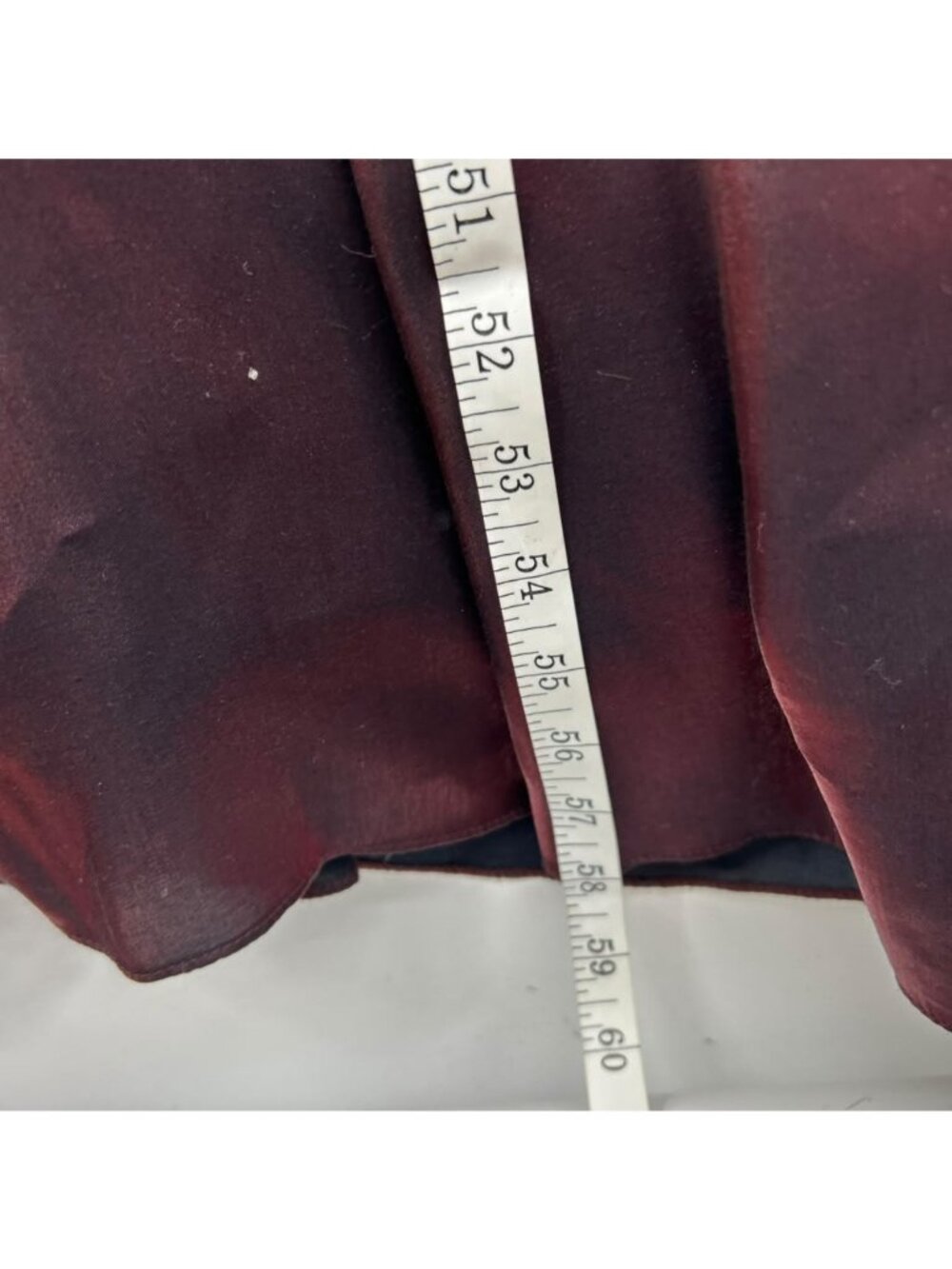 VTG Michaelangelo Dress Women's Size XS Burgundy Maxi Velvet With Bow Detail - Picture 4 of 15